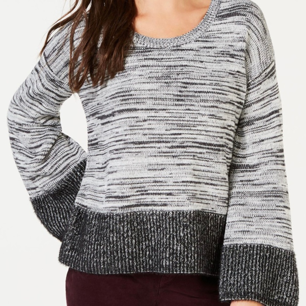 Style & Co. Colorblock Boxy Pullover Sweater